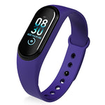 Smart fitness tracker watch with heart rate monitor