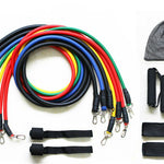 Exercise bands with handles for full body workout