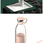 Clear bottle with pink base and cap on a white background