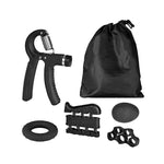 Grip rings for finger and forearm training