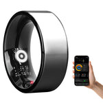 Waterproof fitness tracking smart ring