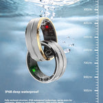 Smartwatch underwater with depth measurement scale